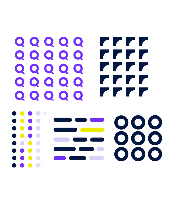 Padrão gráfico da identidade visual artiQ